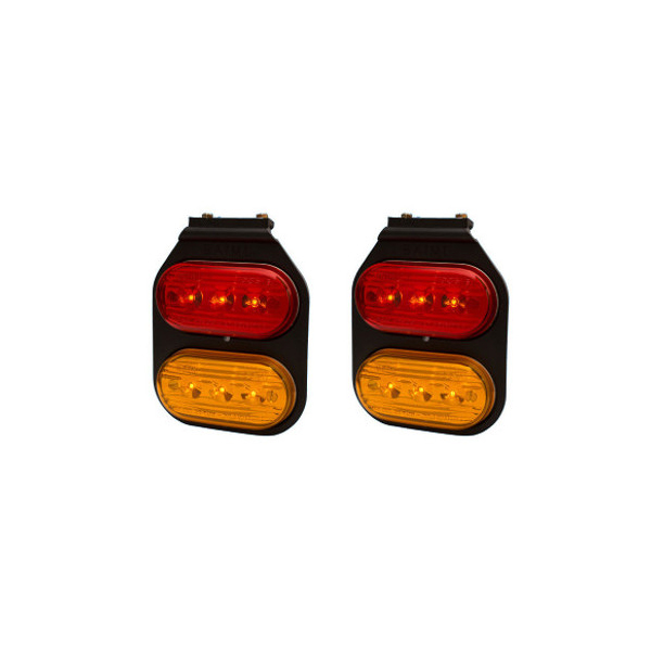 1033EFL2 - JGO.FARO LED TIRA X2 ROJO/AMBAR